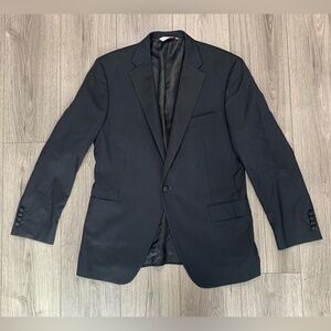 Samuelsohn 42R Black Tuxedo Jacket Bennet Model Colombo Icewool 150's